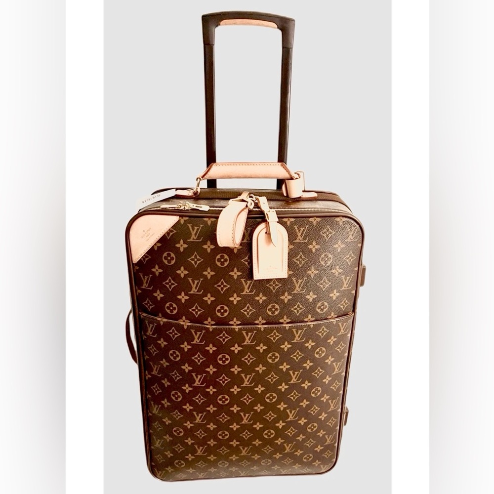 Louis Vuitton Pegase Monogram Suitcase Unisex Carryon Bag 💝